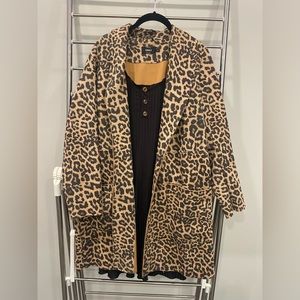 Leopard Cardigan, size M
